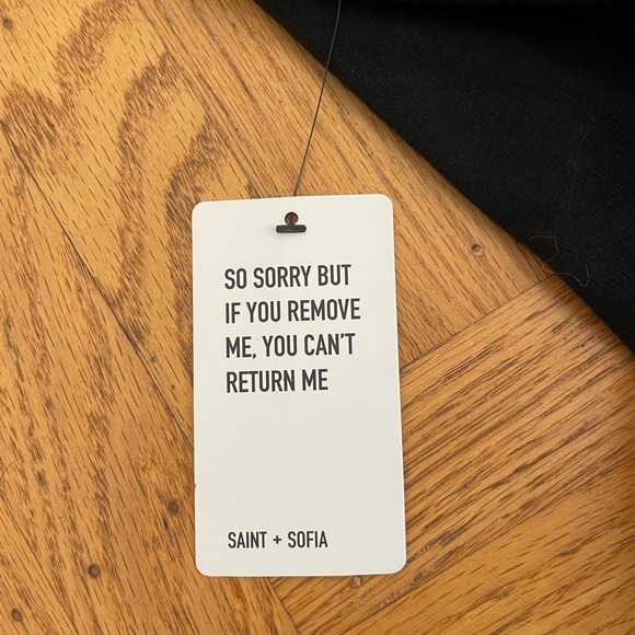 Saint+Sofia Scalloped Edge Crew Neck Sweater, Black and Purple, Women’s M, NWT - Picture 10 of 14